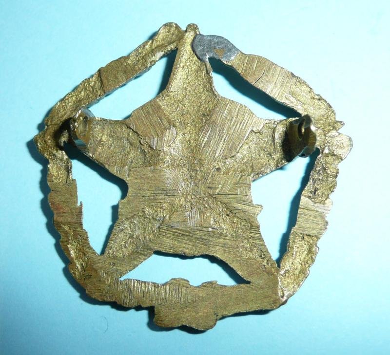 WW2 South Africa - Regiment Botha (Commando) Regiment Theatre Cast Cap Badge — image 2