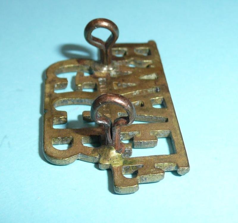 GCR / RWAFF (Gold Coast Regiment / Royal West African Frontier Force) Brass Shoulder Title, post 1928 — image 4