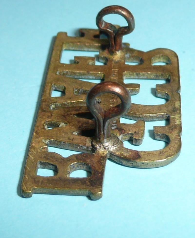 GCR / RWAFF (Gold Coast Regiment / Royal West African Frontier Force) Brass Shoulder Title, post 1928 — image 5