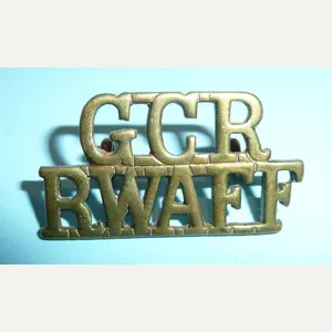 GCR / RWAFF (Gold Coast Regiment / Royal West African …
