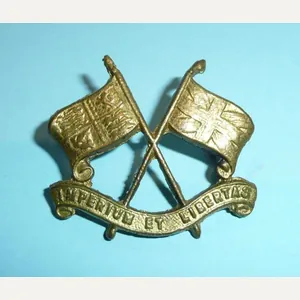 South Africa - ILH Imperial Light Horse Cast Brass Collar …