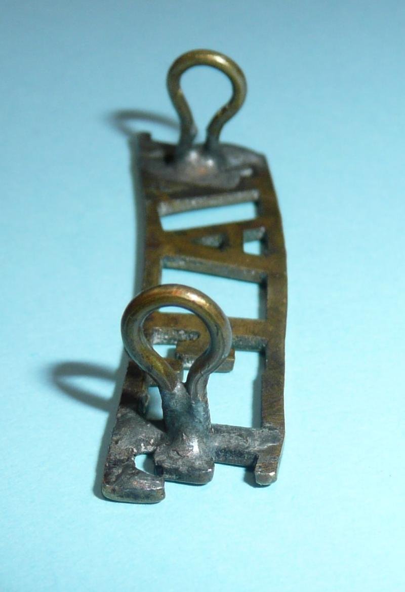 West African Field Force (WAFF) Brass Shoulder Title (replacement loops) — image 3