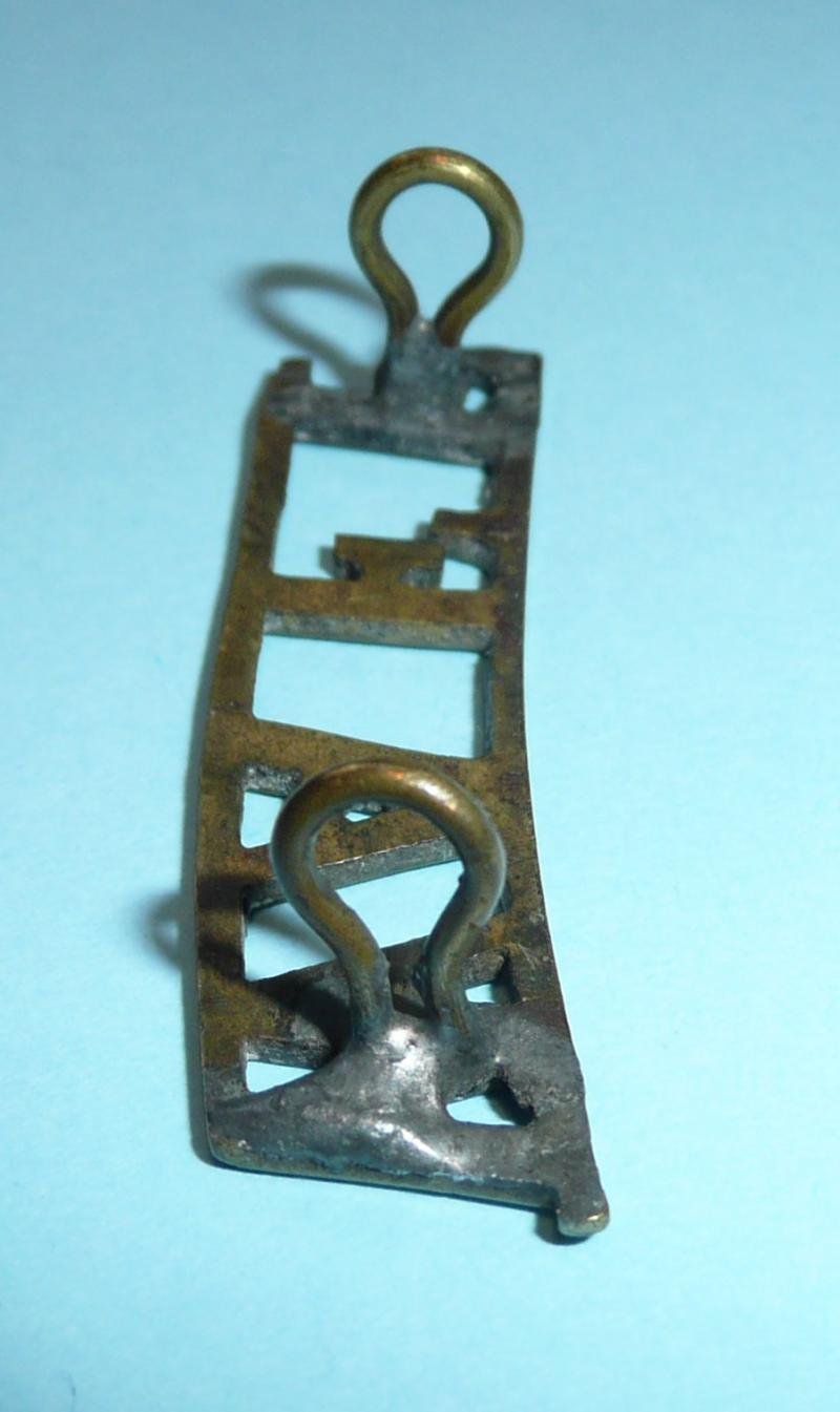 West African Field Force (WAFF) Brass Shoulder Title (replacement loops) — image 4
