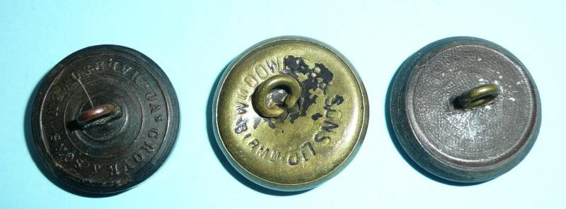 Royal West African Frontier Force (RWAFF) Buttons - lot of three — image 2