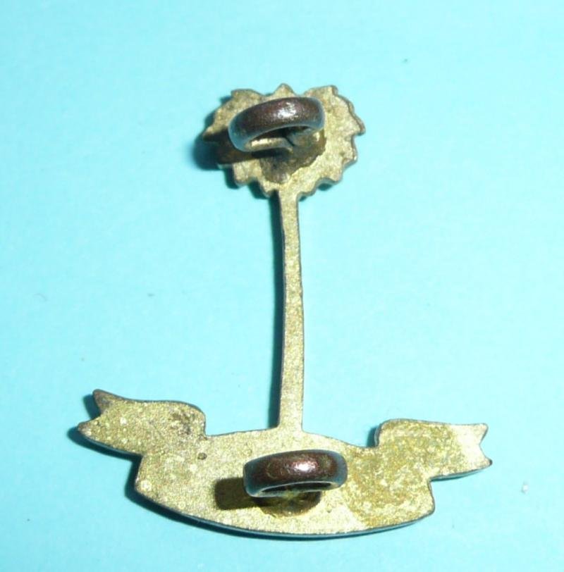 Royal West African Frontier Force (RWAFF) Officer's Gilt Collar Badge — image 3