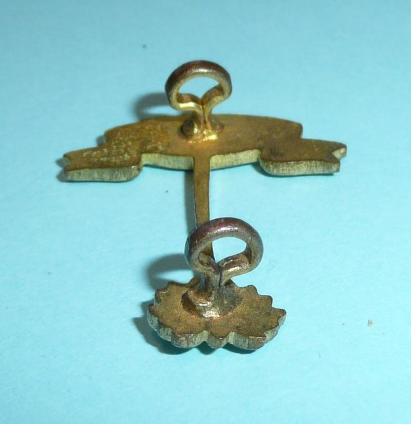 Royal West African Frontier Force (RWAFF) Officer's Gilt Collar Badge — image 5