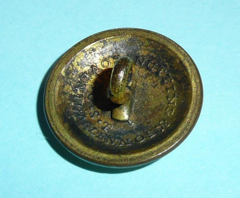 Georgian / Napoleonic Oxfordshire Eastern Battalion Local Militia Officer's Gilt Open Backed Tunic Coatee Button — image 5