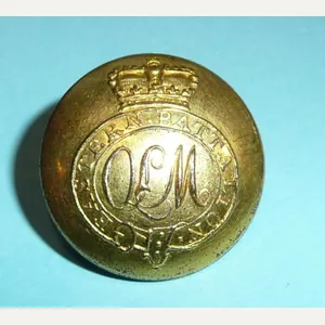 Georgian / Napoleonic Oxfordshire Eastern Battalion Local Militia Officer's Gilt …