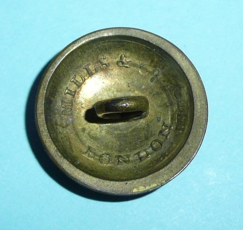 Georgian / Napoleonic Andover Loyal Volunteers (Hampshire) Gilt Tunic Coatee Button — image 2