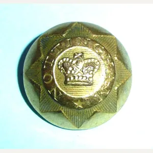 Georgian / Napoleonic Nottingham Militia Officer's Gilt Tunic Coatee Button