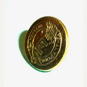 Small Pattern Gilt Button as worn by a member of …