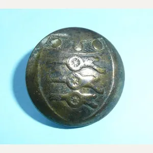 Georgian Napoleonic Royal Regiment of Artillery Officer's Gilt Two Piece …