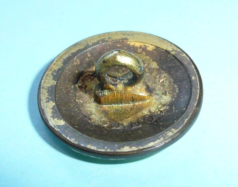 Georgian / Post Napoleonic Royal East India Company (EIC) Volunteers Officer's Gilt Open-backed Tunic Coatee Button — image 4