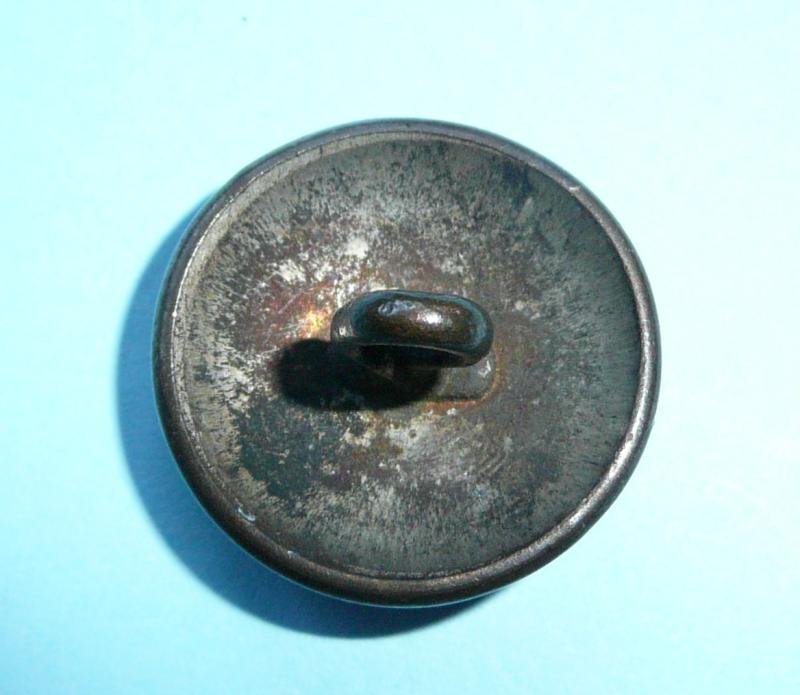 Georgian / Napoleonic Loyal Nottingham Volunteers (LNV) Officer's Silver Plated Tunic Coatee Button — image 3