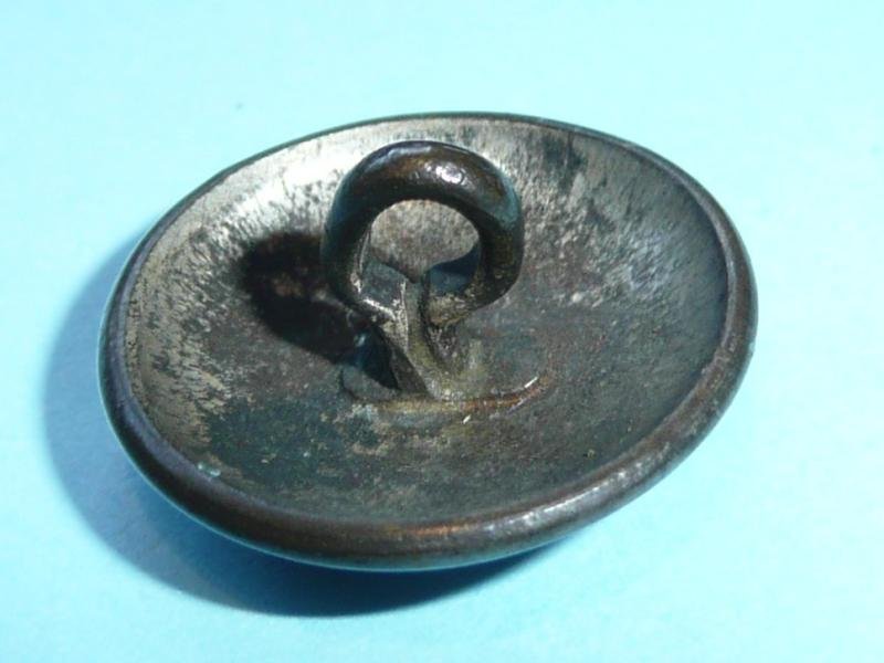 Georgian / Napoleonic Loyal Nottingham Volunteers (LNV) Officer's Silver Plated Tunic Coatee Button — image 4