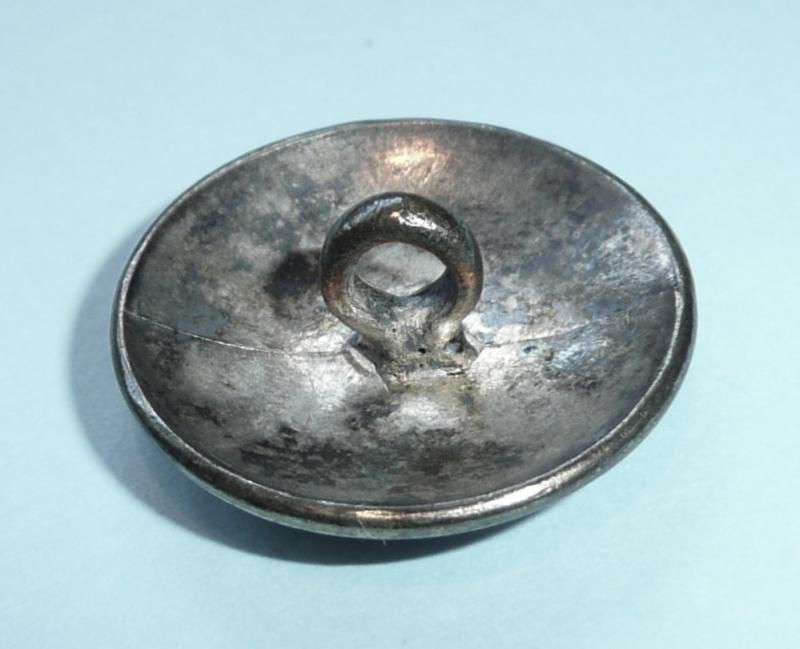 Georgian / Napoleonic Bocking & Braintree (Essex) Loyal Volunteers (Essex) Officer's Silver Plated Tunic Coatee Button — image 3