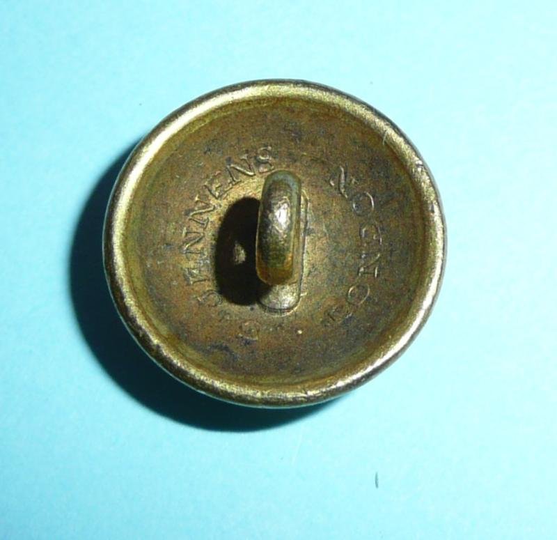 Georgian / Napoleonic Loyal Islington Volunteer Corps (LIV) (London) Officer's Gilt Tunic Coatee Button — image 2