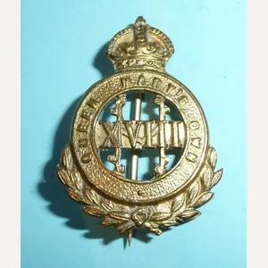 WW1 - 18th Royal Hussars (Queen Mary's Own) Gilt Sweetheart …