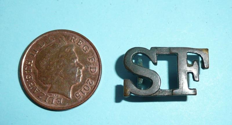 Royal Scots Fusiliers OSD Officer's Shoulder Title (early pre 1907 pattern) — image 2