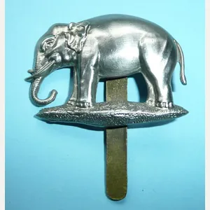 19th Hussars White Metal Pagri Badge - Slider