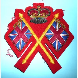 British Army Sergeant Recruiter (Union Flags) Embroidered Cloth Arm Badge