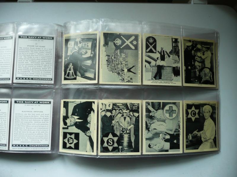 Churchmans Cigarette Cards - The Navy at Work, c1937. Full set (48 large cards) — image 4