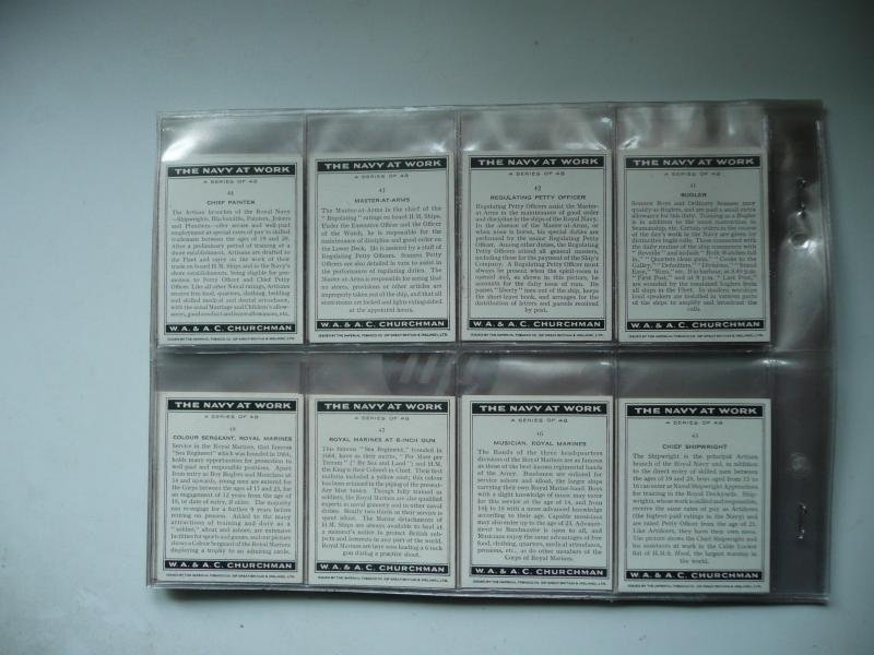 Churchmans Cigarette Cards - The Navy at Work, c1937. Full set (48 large cards) — image 5