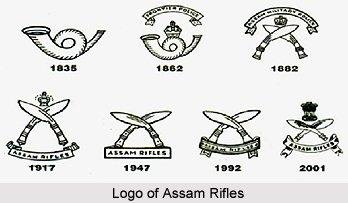 Indian Army - Assam Rifles Blackened Brass Cap Badge — image 5