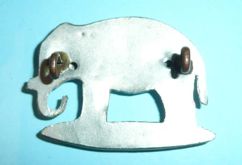 19th Royal Hussars (Queen Alexandra 's Own ) NCO's White Metal Arm Badge — image 2