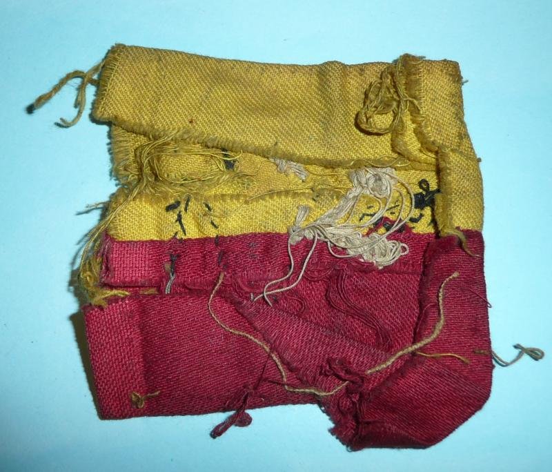 WW2 No 1 Armoured Replacement Group CMF Embroidered Cloth Formation Sign Flash Designation Patch - The Spewing Greek! — image 2