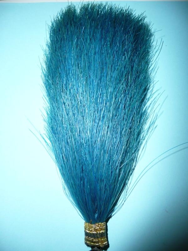 QE2 Royal Air Force RAF Musicians Full Dress Embroidered Busby Cap Badge and Plume — image 4