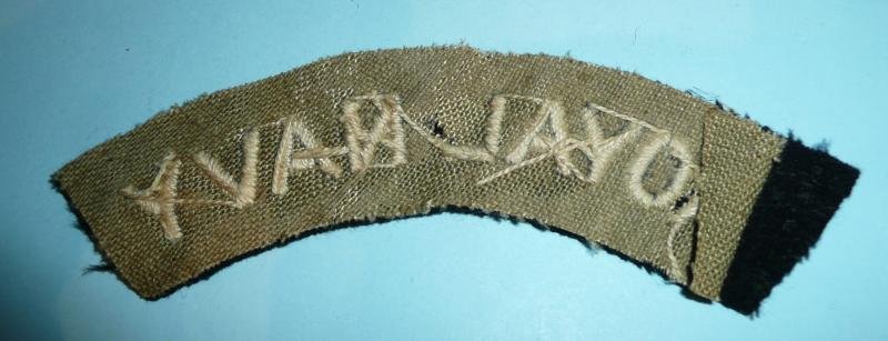 WW2 Royal Navy - Woven Cloth Shoulder Title — image 2