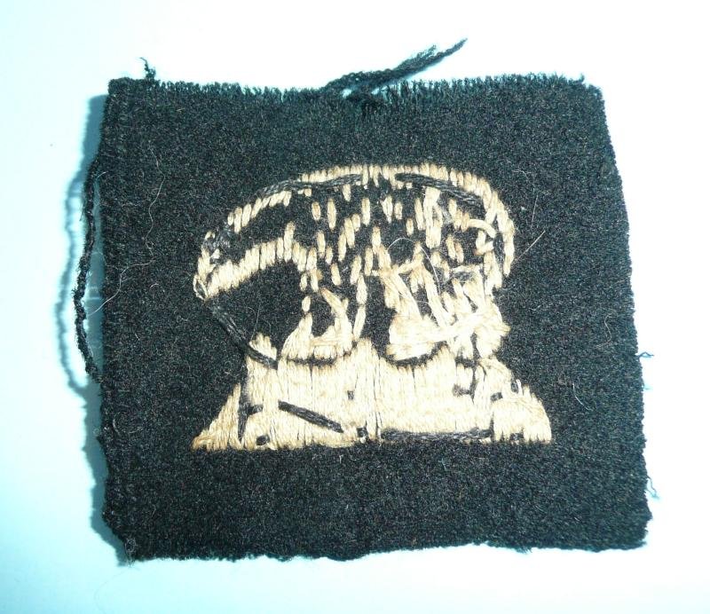 WW2 Embroidered 2nd Pattern 49th ( West Riding ) Division Flash Designation Patch Formation Sign - Iceland Force — image 2