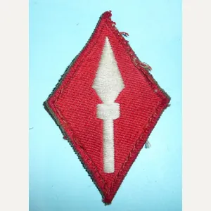 WW2 1st Corps Woven / Embroidered Cloth Formation Sign Flash …