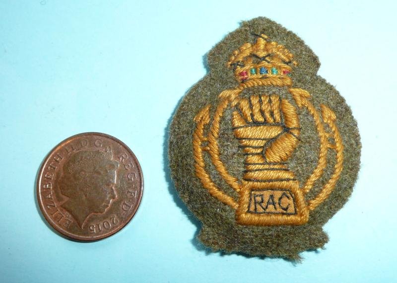 Royal Armoured Corps (RAC) Arm Badge — image 2