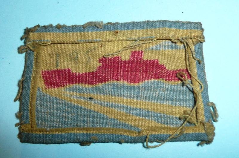 WW2 80th Infantry Division Printed Cloth Formation Sign — image 3