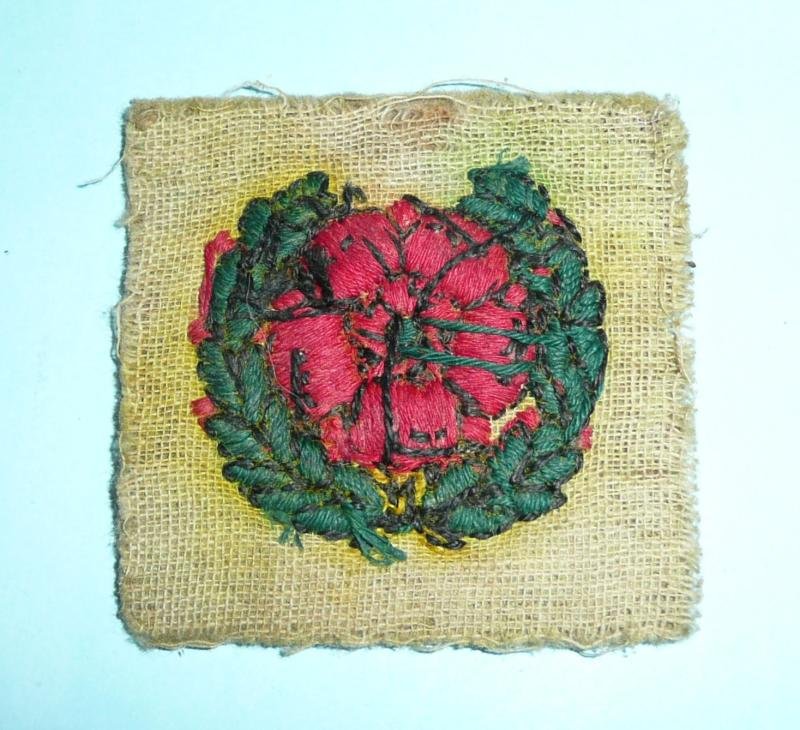 Cold War Lancastrian Infantry Training Brigade Woven Formation Sign Flash Patch Designation Badge — image 2