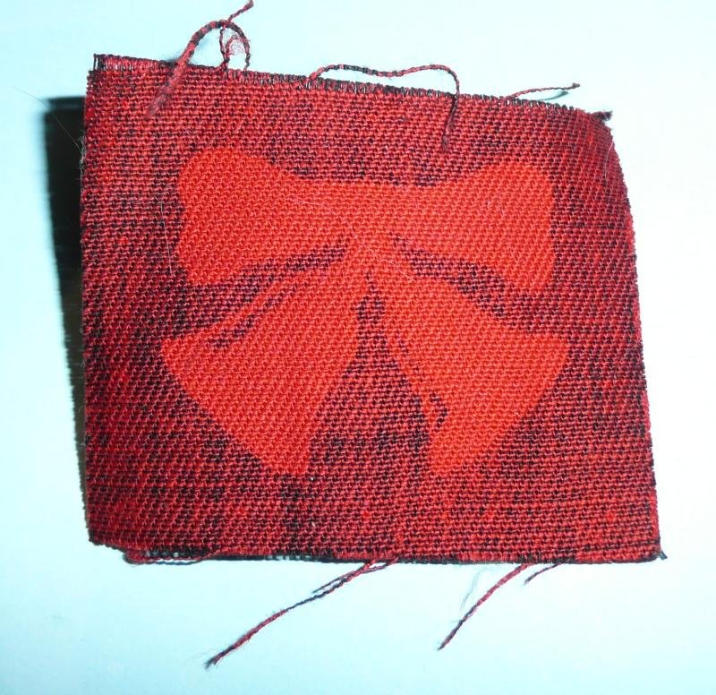 WW2 47th (London) Territorial Infantry Division Embroidered Cloth Formation Sign Flash Patch Designation - 2nd Pattern — image 2