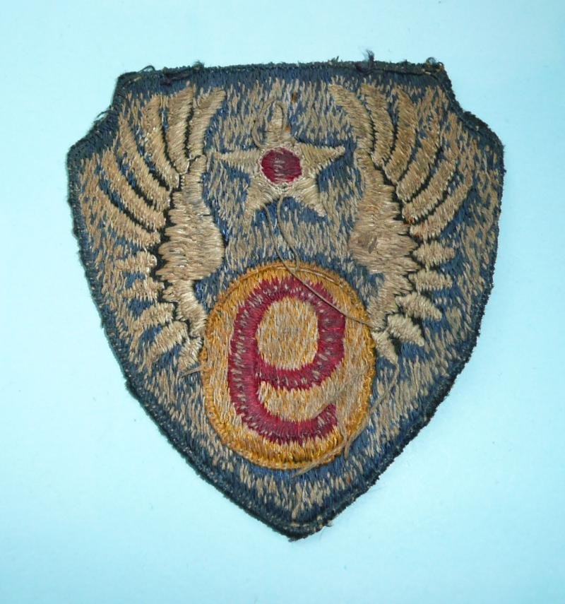 WW2 United States USAAF 9th Air Force Cloth Flash Patch Formation Sign Badge — image 2