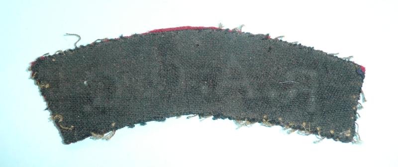 WW2 RAOC - Royal Army Ordnance Corps Woven Cloth Shoulder Title — image 2