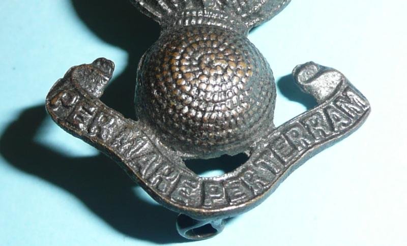 WW1 Royal Marine Artillery (RMA) Officer's OSD collar badge, circa 1902-22 — image 2