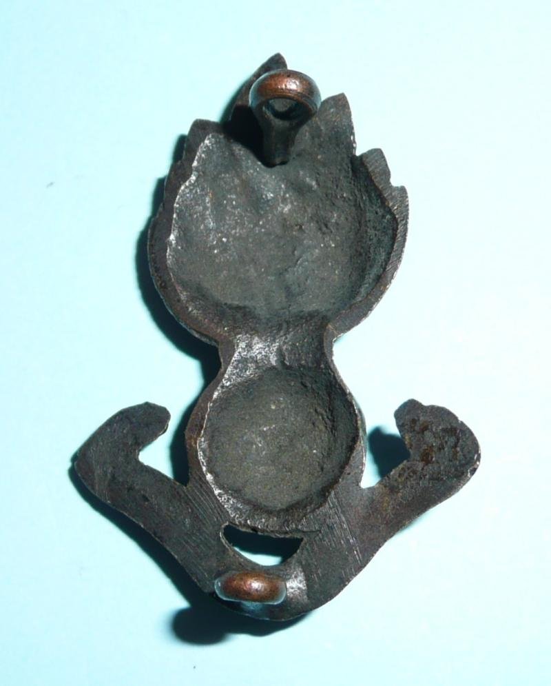 WW1 Royal Marine Artillery (RMA) Officer's OSD collar badge, circa 1902-22 — image 3