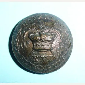 Early 16th Queen's Own Lancers Officer's Coatee Tunic Button