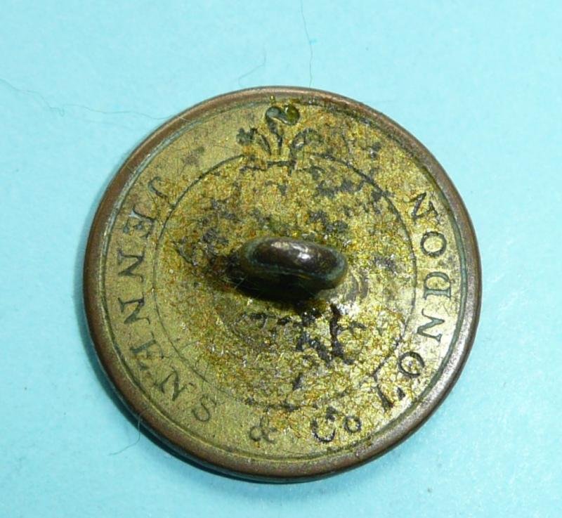 QVC Victorian 5th Dragoon Guards Large Pattern Flat Gilt Engraved Button - Mess Waiter / Orderlies? — image 2