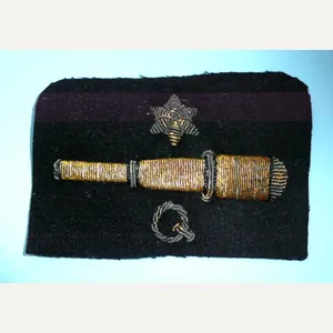 WW2 Royal Navy Quarter Gunners Rating Arm Badge, 3rd Class …