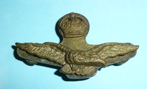 WW2 Era Royal Air Force RAF Officer's Side Cap Two …