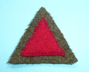 WW1 Green Howards attributed Regimental Felt Cloth Designation Formation Sign