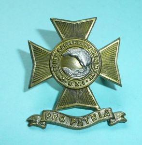 WW1 New Zealand - 2nd (South Canterbury) Regiment Bi-Metal Cap …