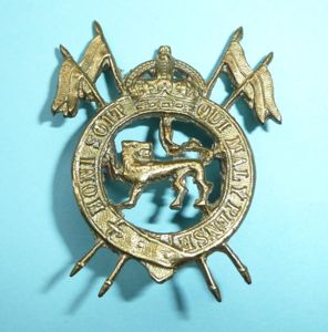 Indian Army 2nd Royal Lancers (Gardners Horse) head-dress cap badge