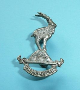 Indian Army - Zhob Militia Headdress Cap Badge, circa 1889